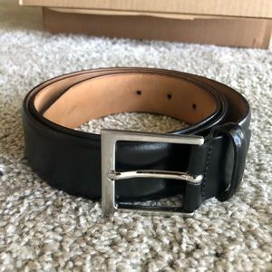 Suitsupply black leather belt